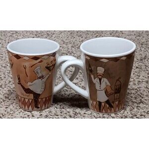 Set Of 2 Oneida Coffee Mugs Preowned